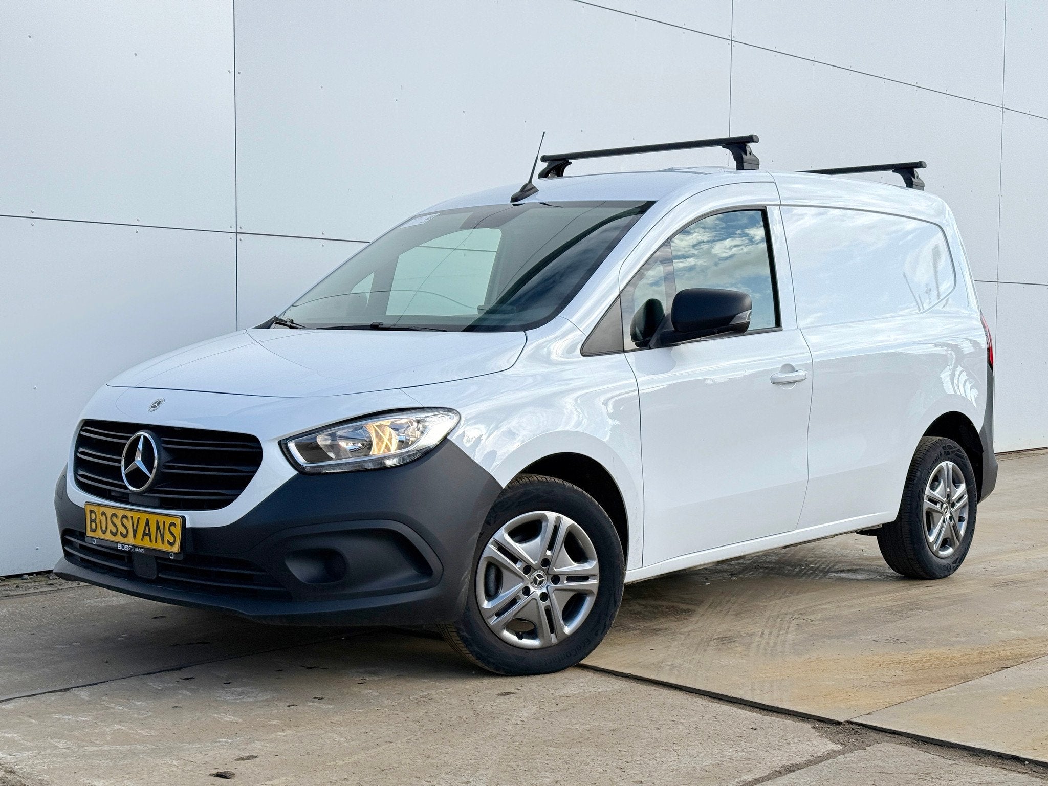 Mercedes Benz Citan 110 1.5 CDI L1 Cruise control Airco Appl, Auto's, Gebruikt, Euro 6, 4 cilinders, Wit