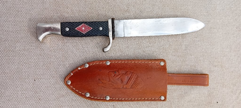 vintage mes Solingen type hitlerjugend, Ophalen of Verzenden, Landmacht, Mes of Dolk