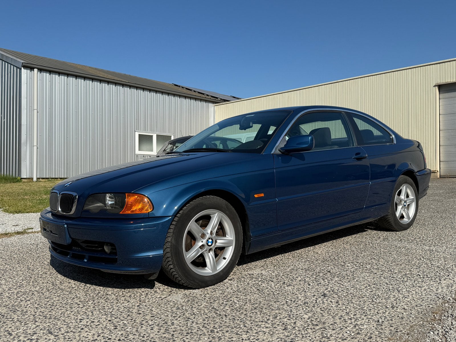BMW 320ci 2002 189.000 km, Auto's, BMW, Achterwielaandrijving, Zwart, 4 cilinders, Blauw