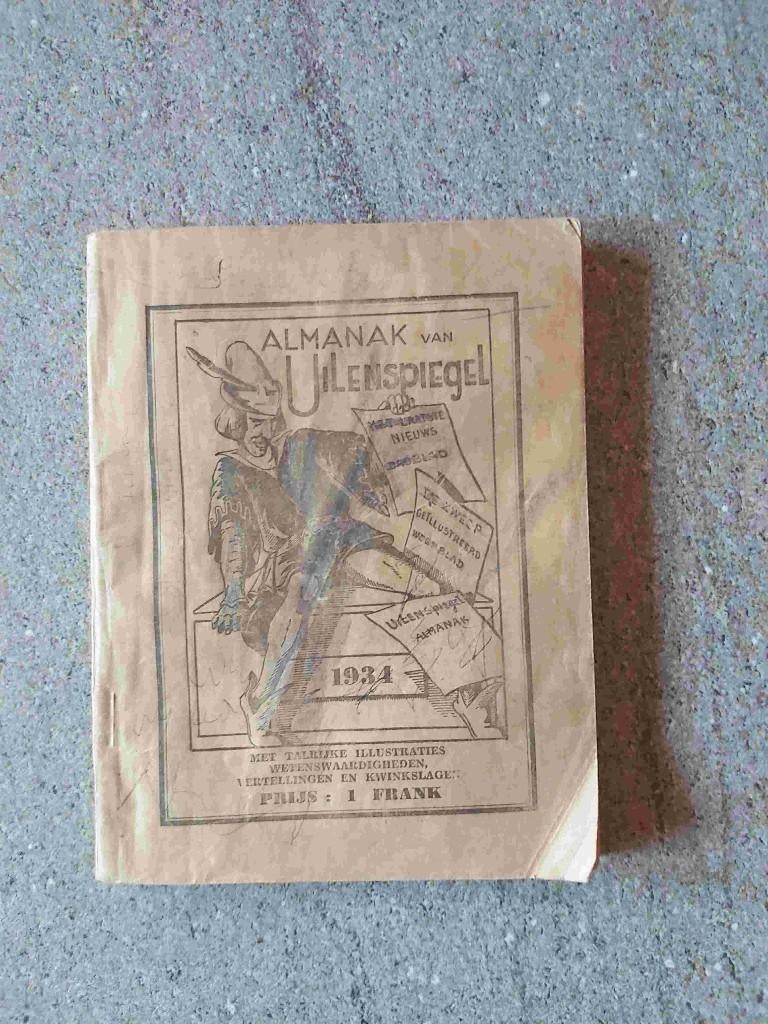 1934 Vlaanderen Beweging Uilenspiegel Tijl Nele Front Taal, Verzenden, Overige typen
