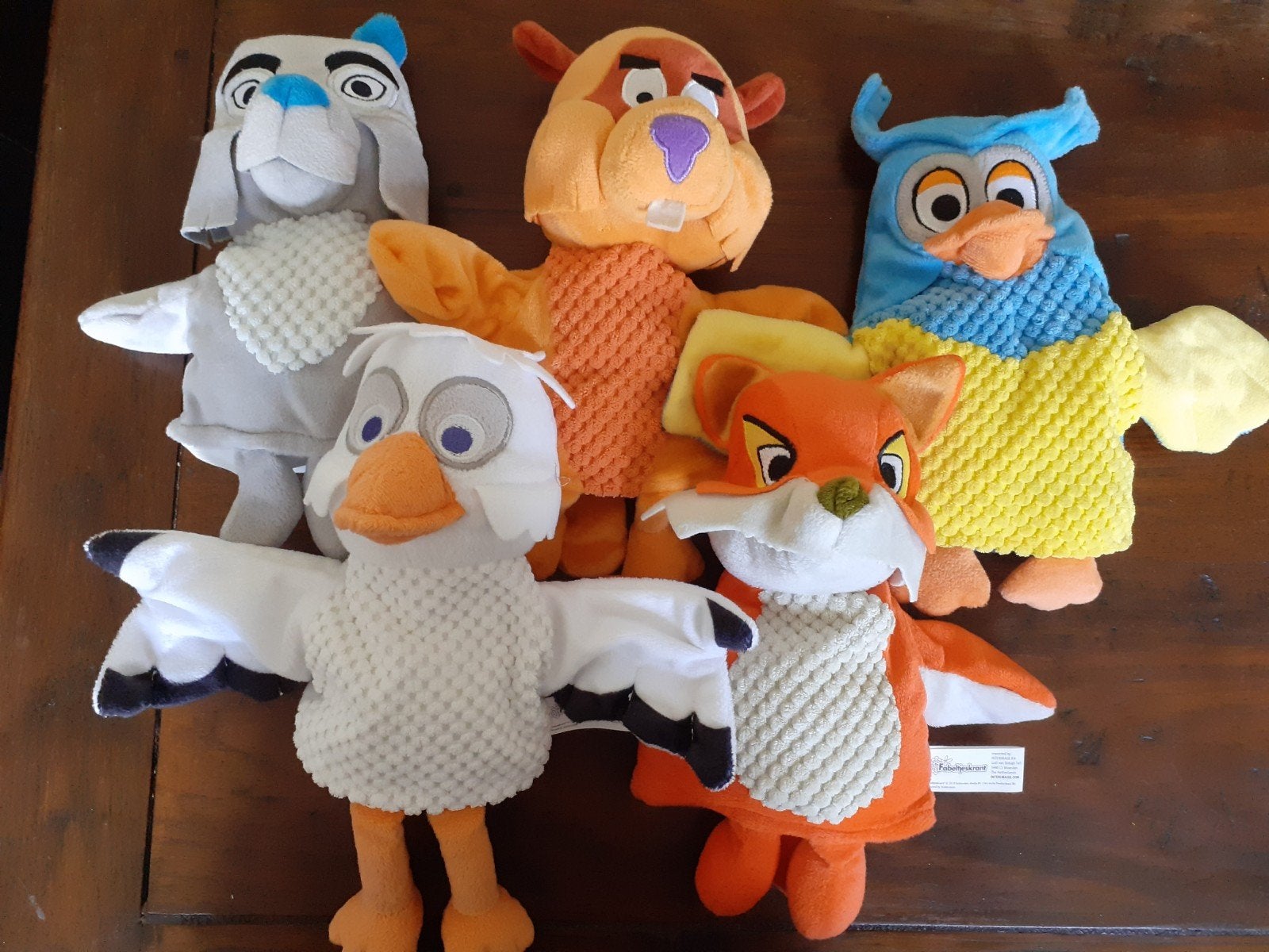 De Fabeltjeskrant handpoppen poppenkastpoppen, Ophalen of Verzenden