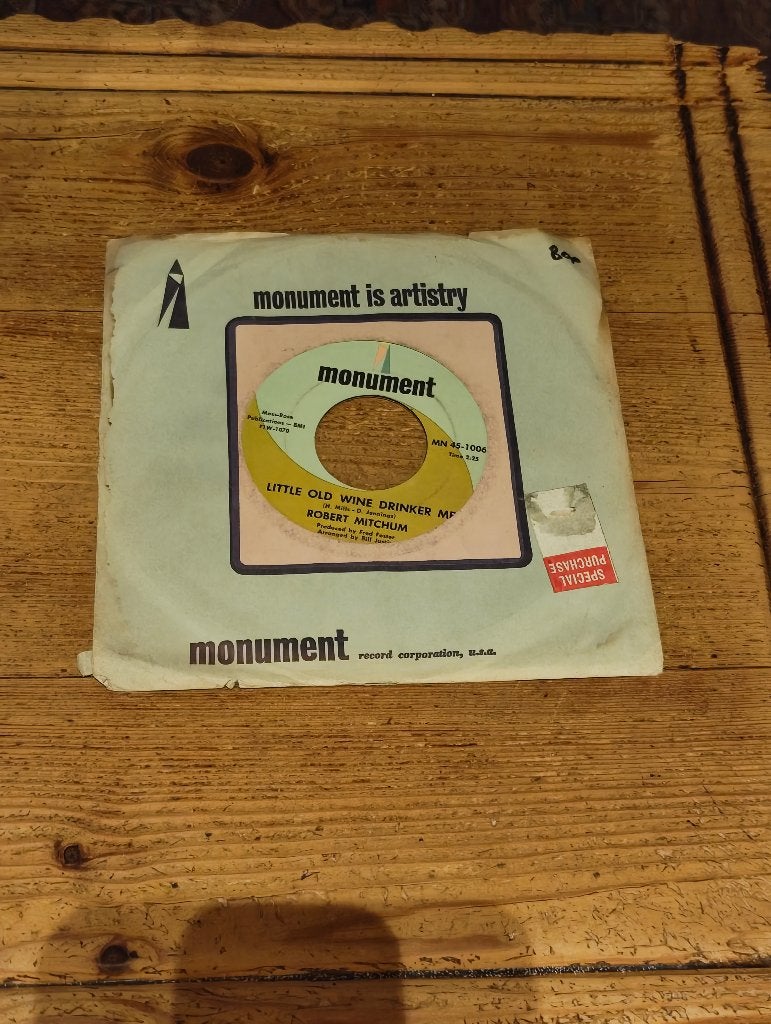 Single van Robert Mitchum, Cd's en Dvd's, Vinyl Singles, Gebruikt, 7 inch, Ophalen of Verzenden, Overige typen