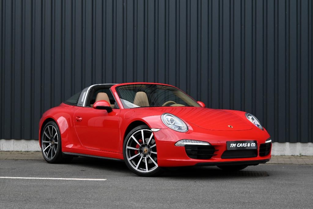 Porsche 911 991 Targa 4 / 63dkm / sportuitlaat, zetelver,pdk, Auto's, Porsche, Automaat, Cabriolet, 257 kW, Leder