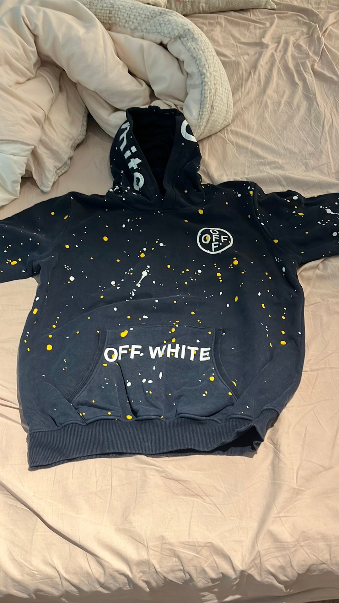 Off white trui, Kleding | Heren, Truien en Vesten, Ophalen of Verzenden, Zo goed als nieuw, Maat 52/54 (L), Blauw
