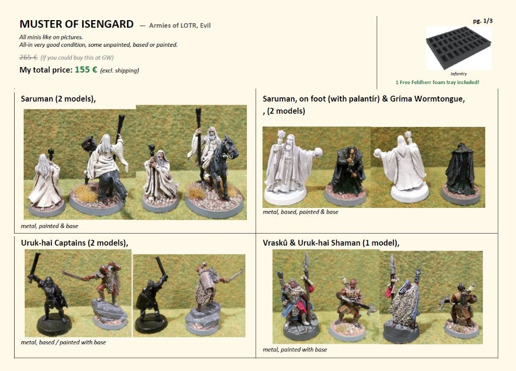 Muster of Isengard   (Evil)  ME SBG Games workshop, Ophalen of Verzenden, Nieuw, Lord of the Rings, Figuurtje(s)