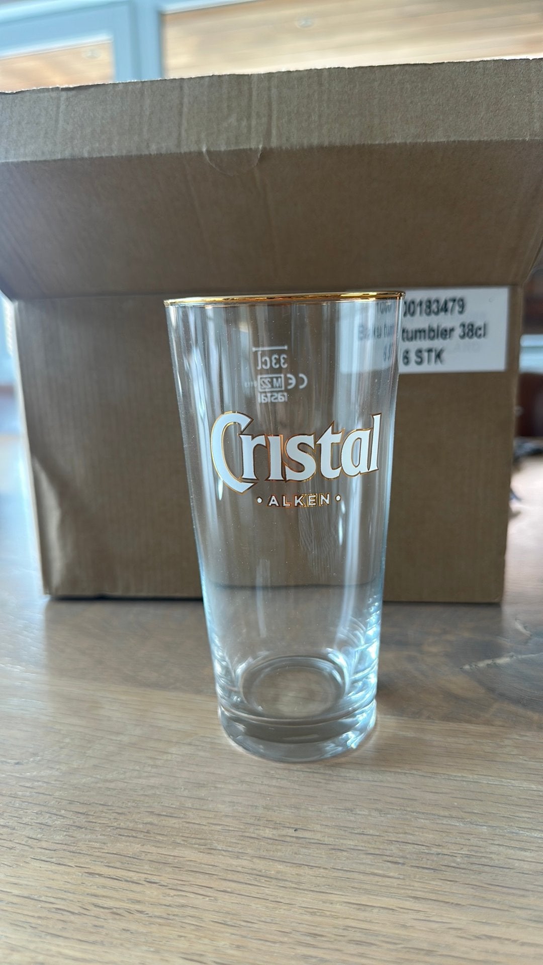 Cristal alken glas, Verzamelen, Ophalen, Nieuw