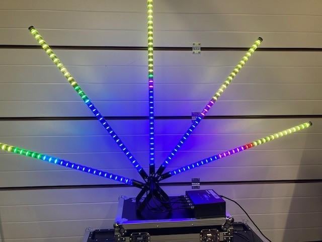 6 x PIXELTUBE SET - LEDBUIZENSET MET CONTROLLER EN VOET, Enlèvement, Comme neuf