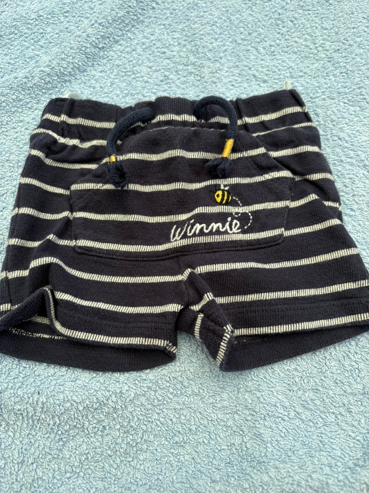 Blauw kinder shortje, Enfants & Bébés, Vêtements de bébé | Taille 62, Enlèvement, Utilisé, Garçon, Pantalon