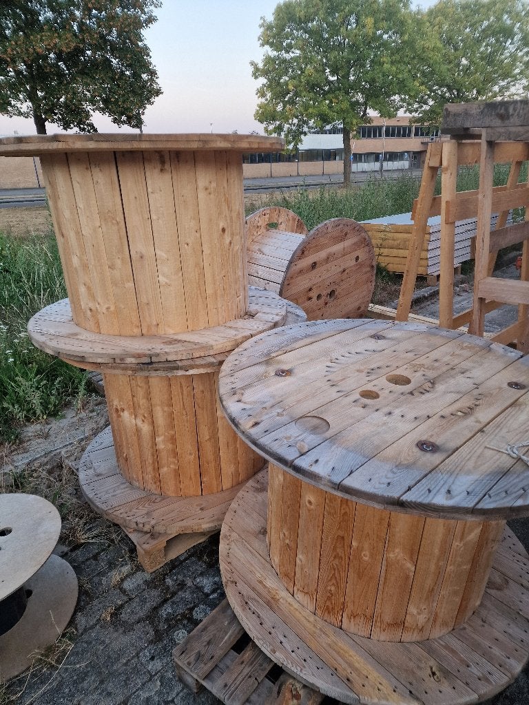 Ronde Houten tuin, Ophalen, Gebruikt, Rond, Hout