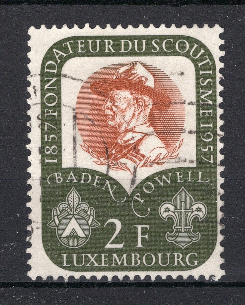 LUXEMBOURG Yt. 526 estampillé 1957, Envoi, Luxembourg, Affranchi