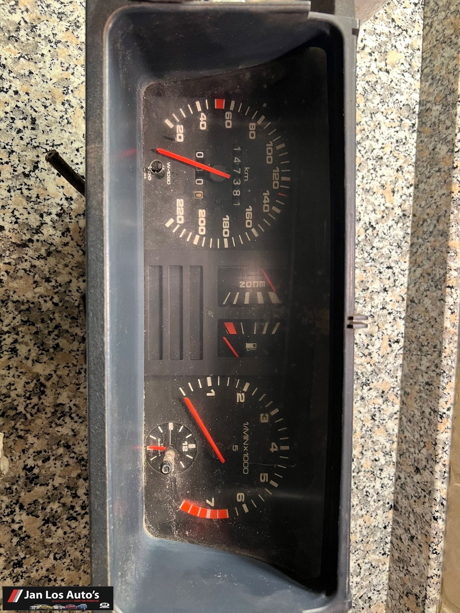 Audi 80 B2 Coupe Typ85 instrumentenpaneel tellerklok km, Auto-onderdelen, Gebruikt, -, -, -