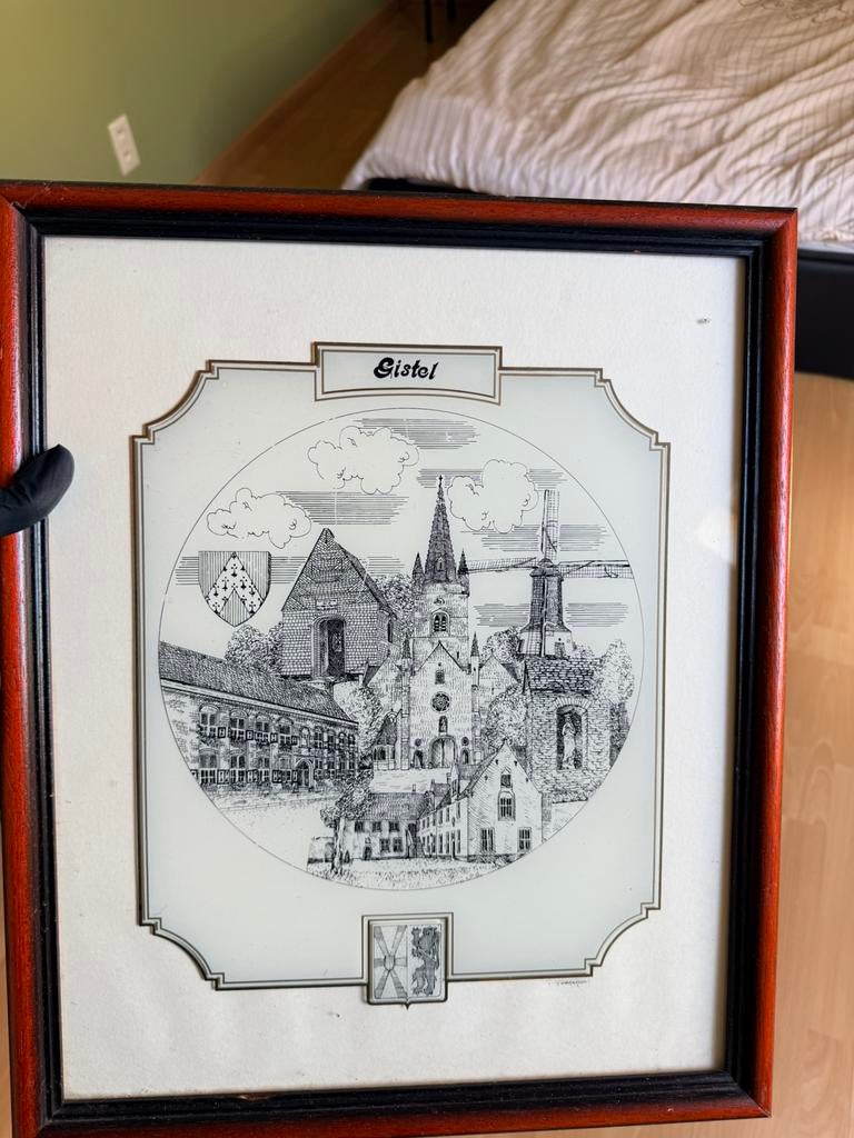 Glasgravure van Delft van Gerard Swaenepoel!, Antiek en Kunst, Ophalen