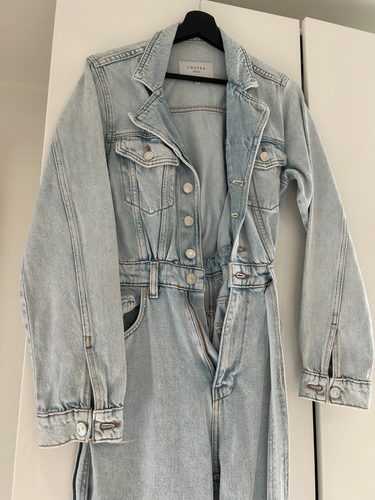 Jumpsuit jeans, Kleding | Dames, Ophalen, Zo goed als nieuw, Maat 36 (S)