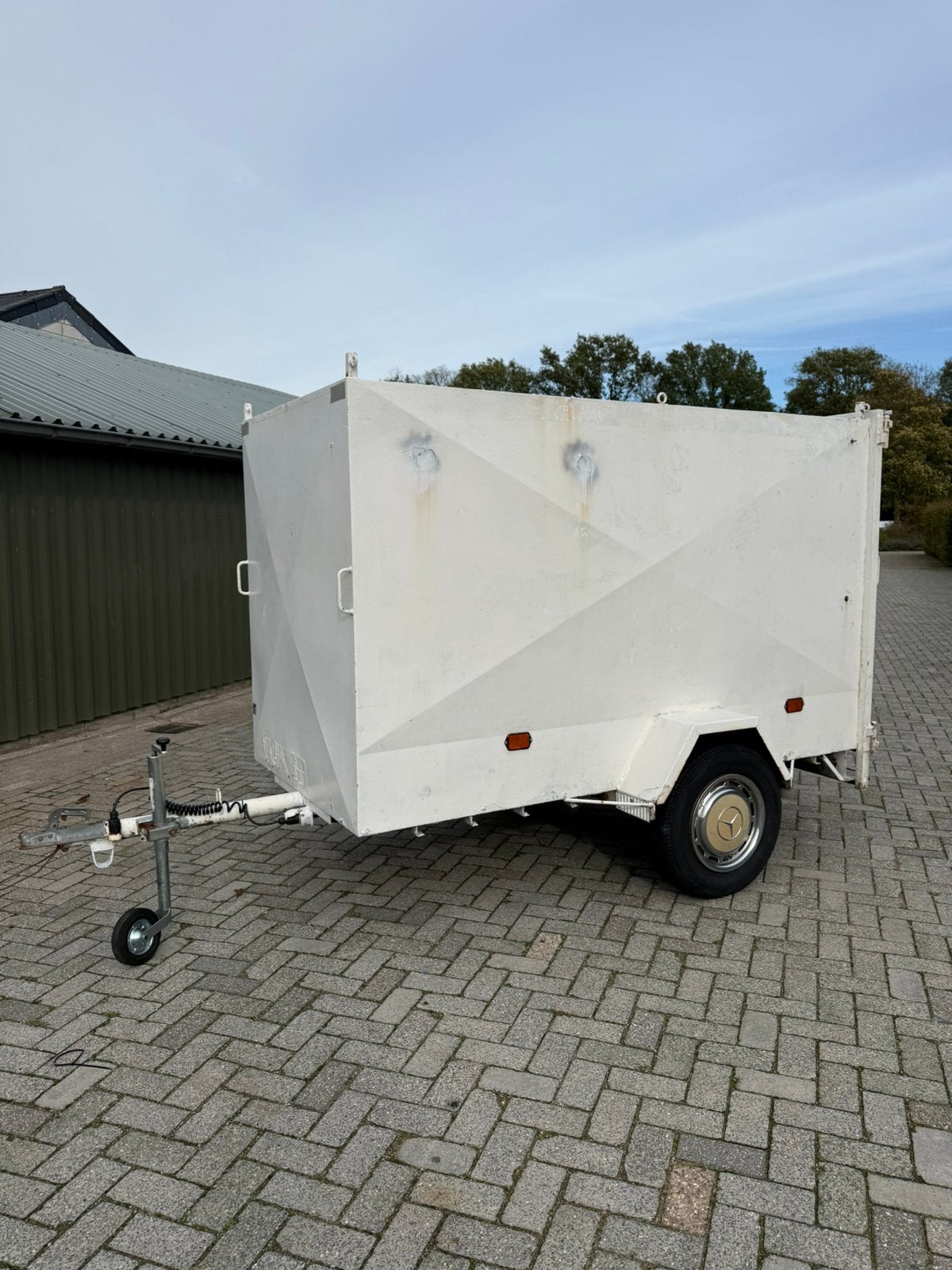 Gookar gesloten aanhangwagen, Enlèvement, Comme neuf