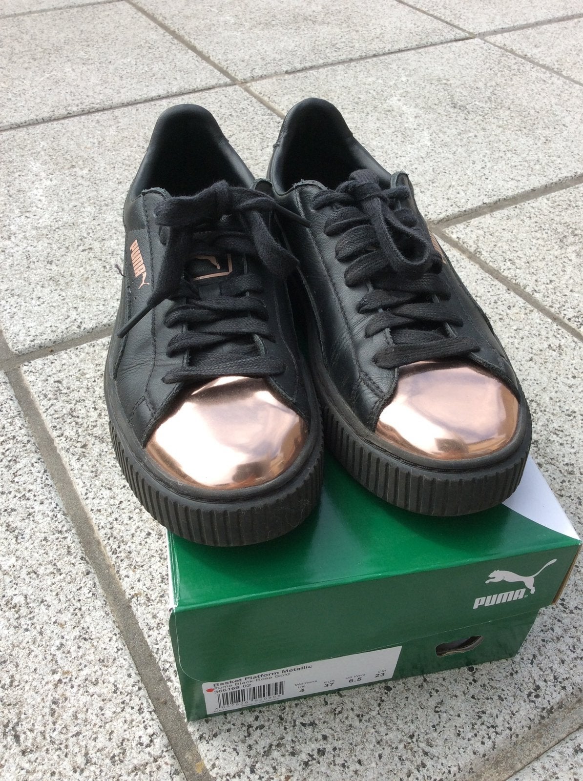 Puma bassket platform metallic, Ophalen, Zo goed als nieuw