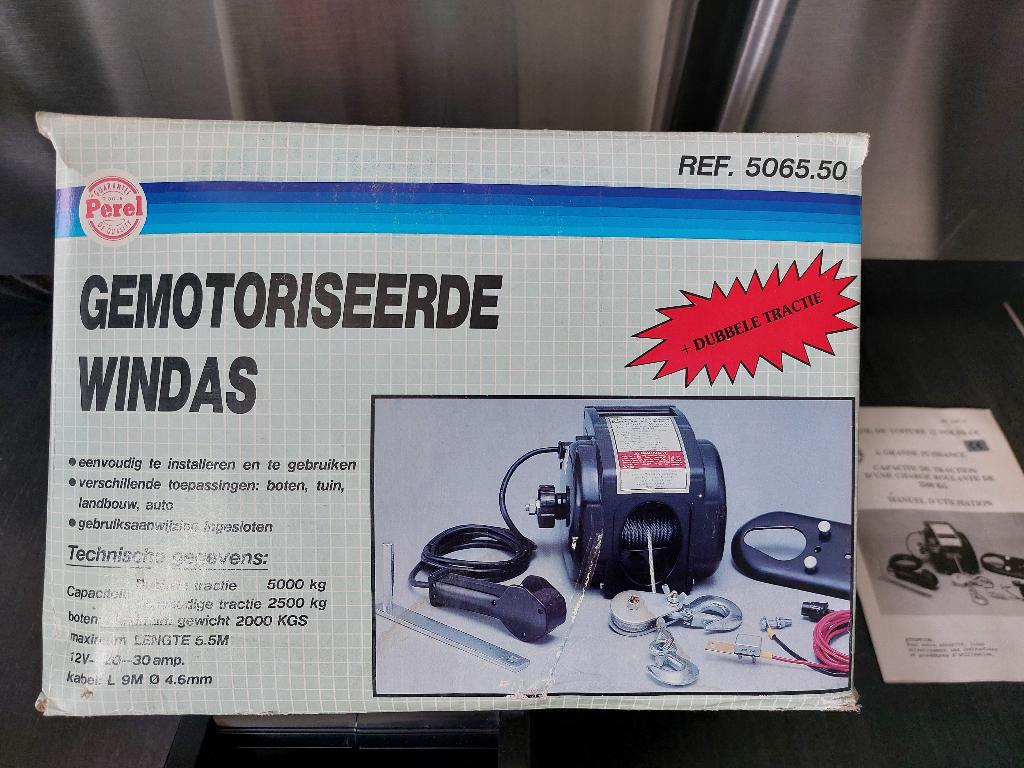 Gemotoriseerde windas Perel, Enlèvement
