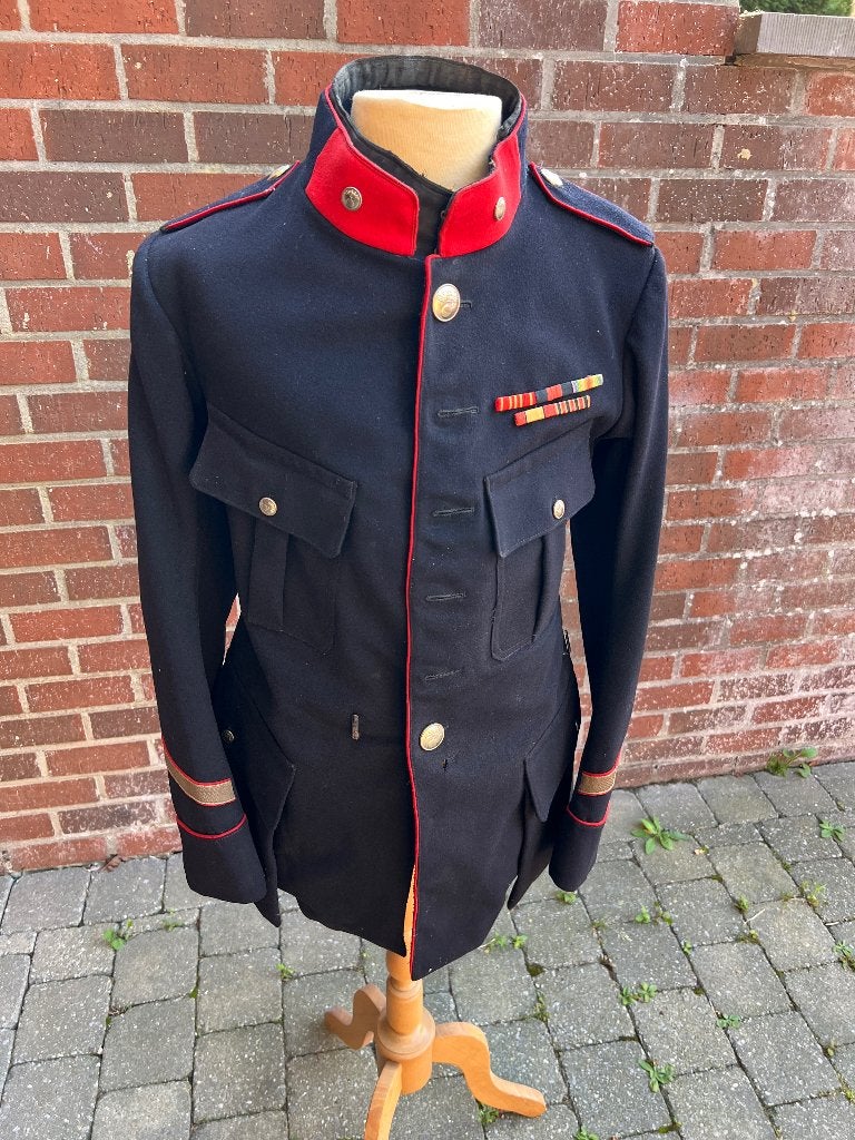 Vareuse col saxe gendarmerie 2 guerre mondiale 8 chevrons, Collections, Enlèvement ou Envoi, Autres, Vêtements ou Chaussures