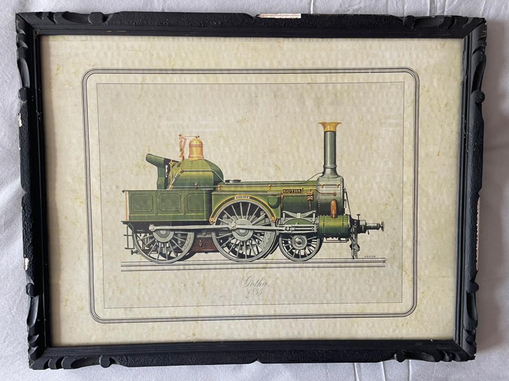 "Gotha", Historische 1B-stoomlocomotief Thüringer Bahn 1855, Ophalen of Verzenden