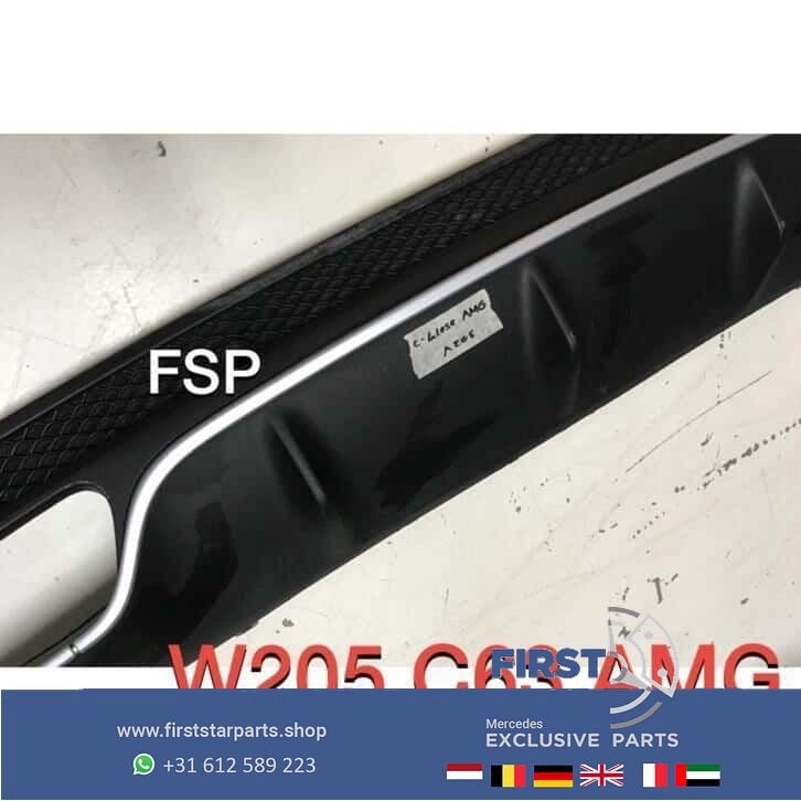 W205 C63 AMG Diffuser Mercedes C Klasse 2014-2018 origineel, Gebruikt, -, Ophalen of Verzenden, -