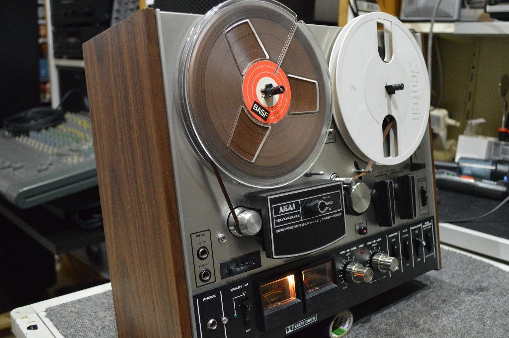 AKAI  4000B  bandrecorder, Ophalen, Bandrecorder, Met banden