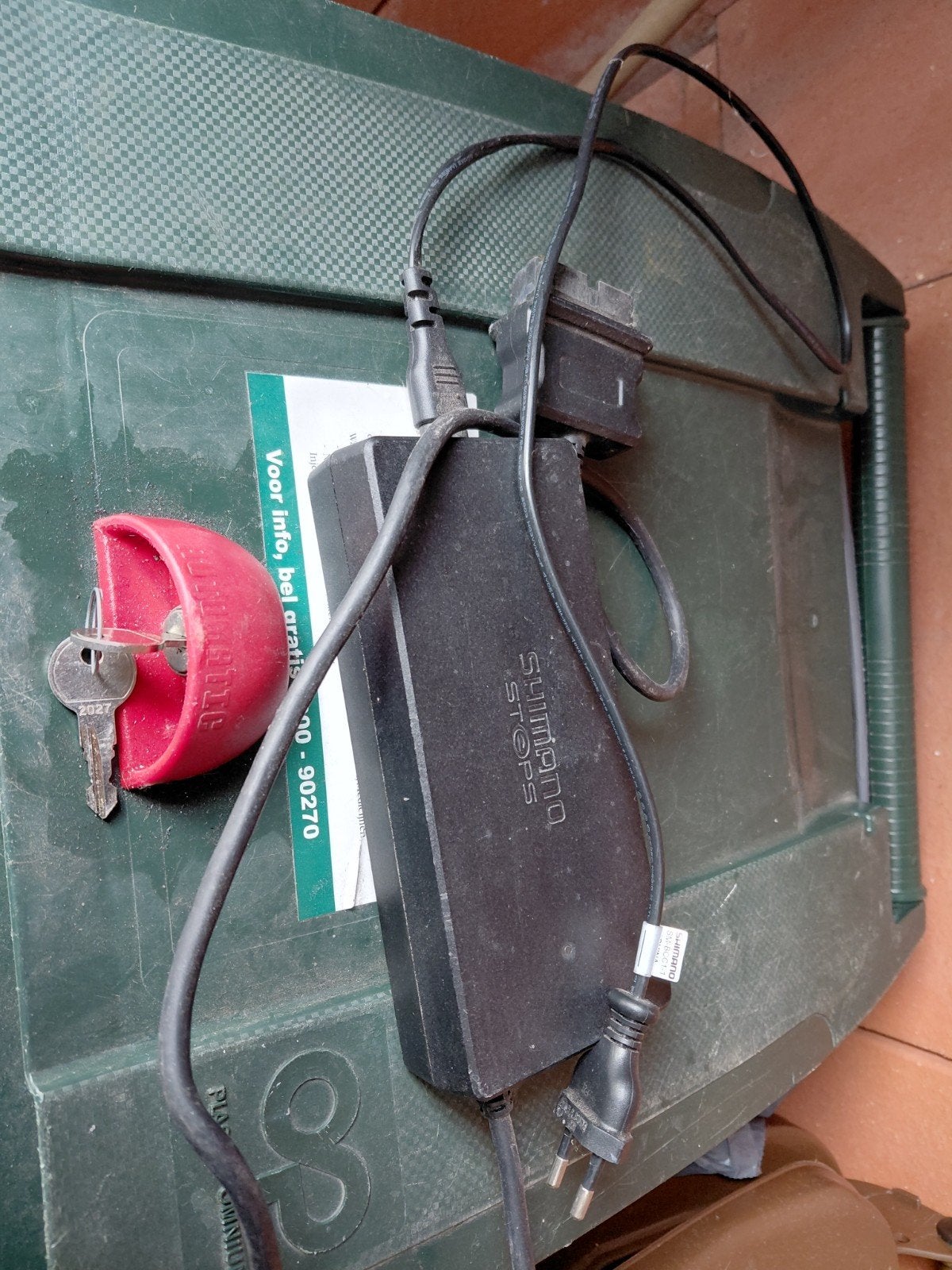 fiets oplader en batterij van merk Shimano en de fiets, Fietsen en Brommers, Ophalen