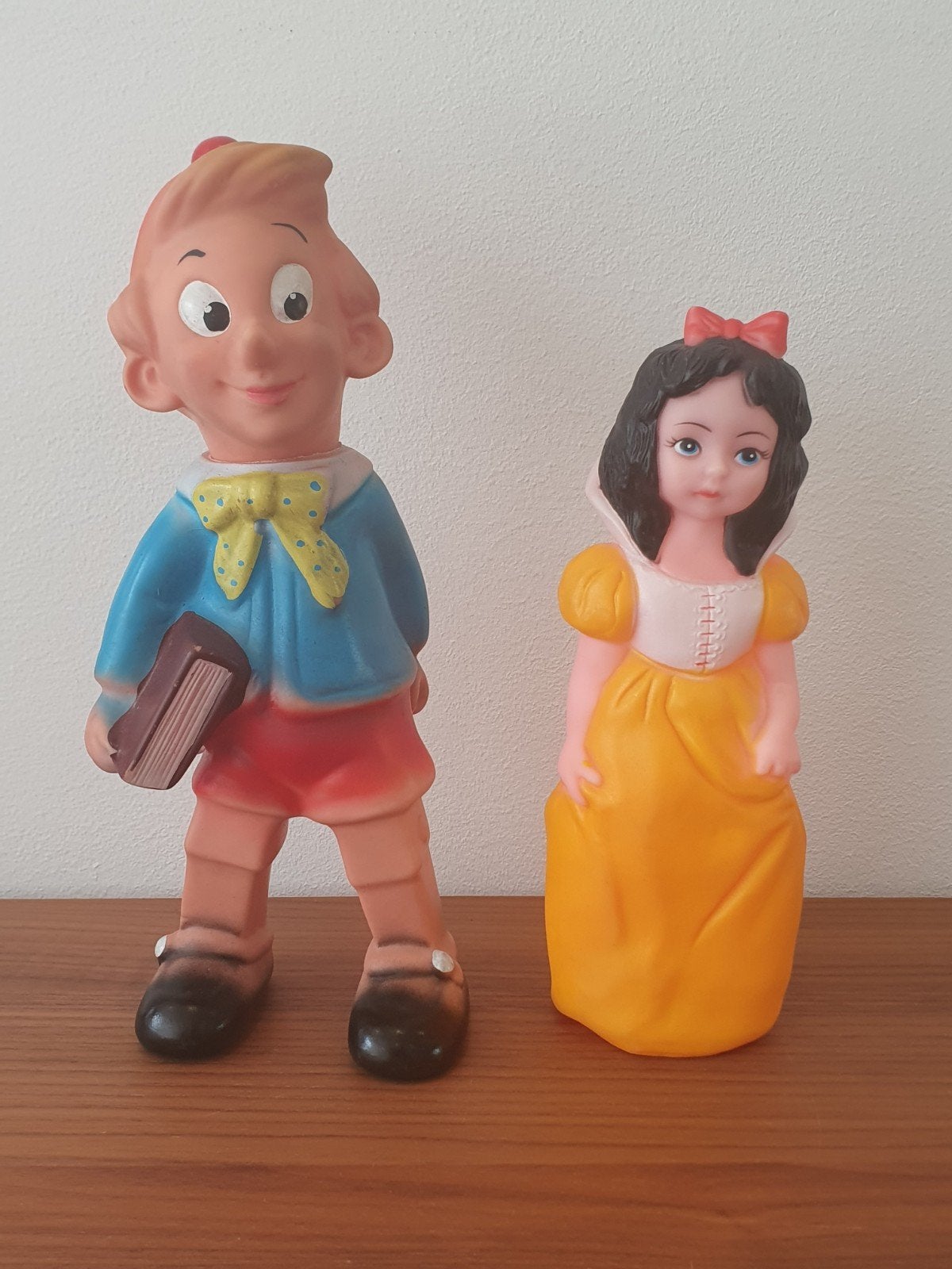 2x piepers: Pinokkio + Sneeuwwitje, Verzamelen, Ophalen of Verzenden