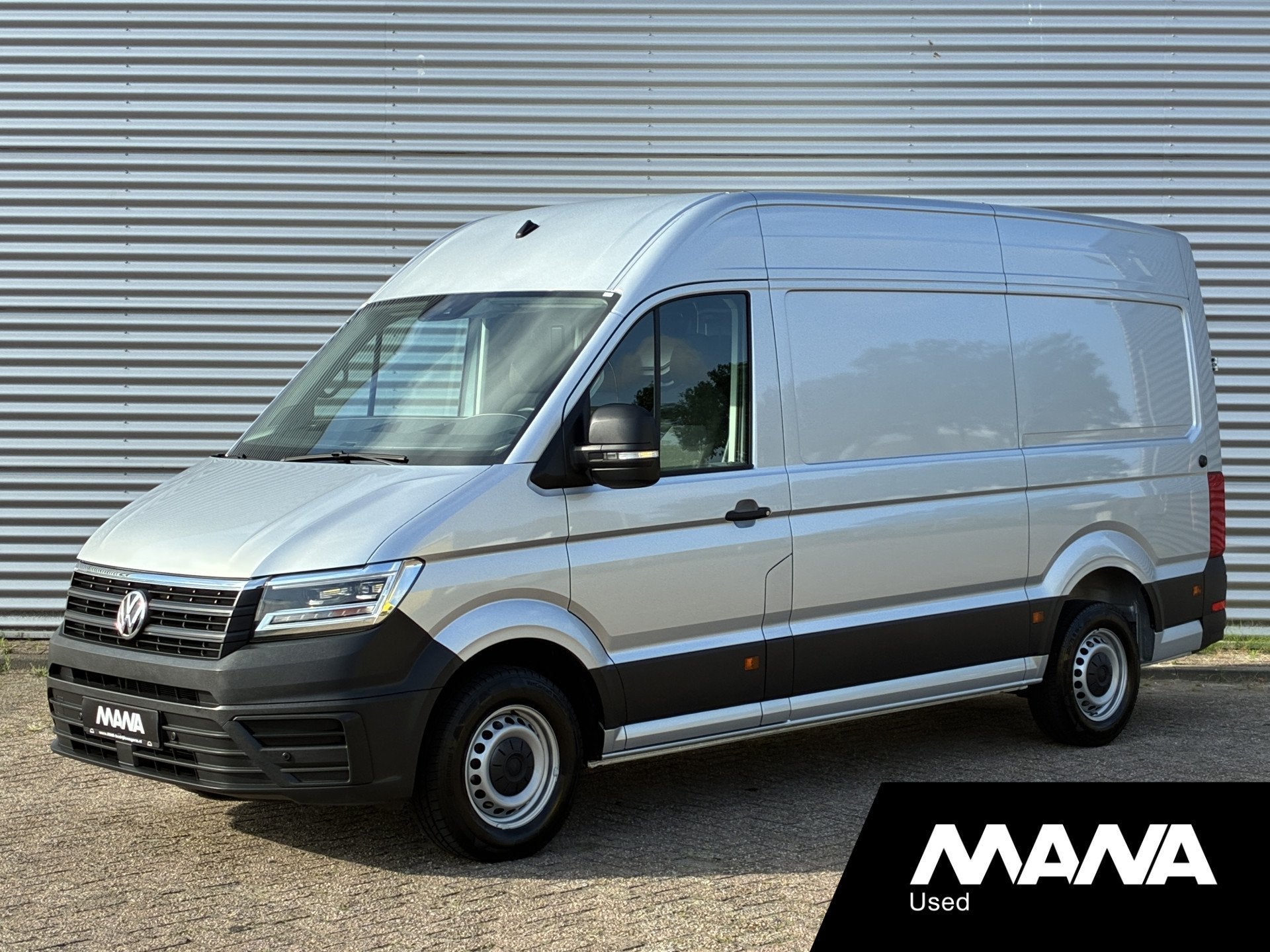 Volkswagen Crafter 35 2.0 TDI L3H3 177pk Automaat Standkache, Autos, 177 ch, Argent ou Gris, Entreprise, Noir
