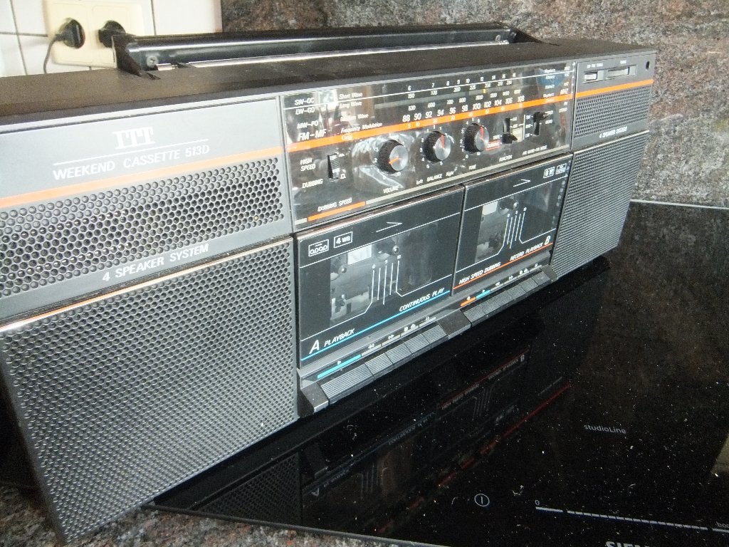 radio casette speler, Ophalen, Dubbel