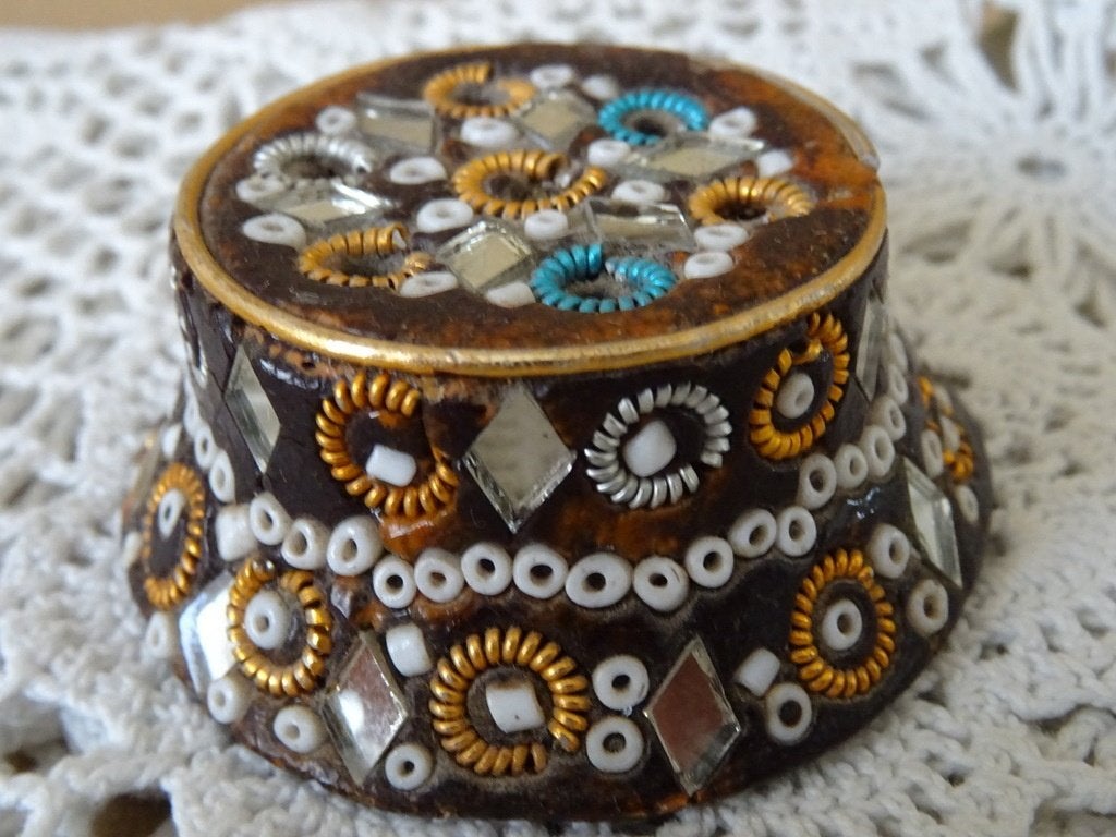Porte-encens vintage porte-encens indien pour 7 bâtonnets, Antiquités & Art, Enlèvement ou Envoi
