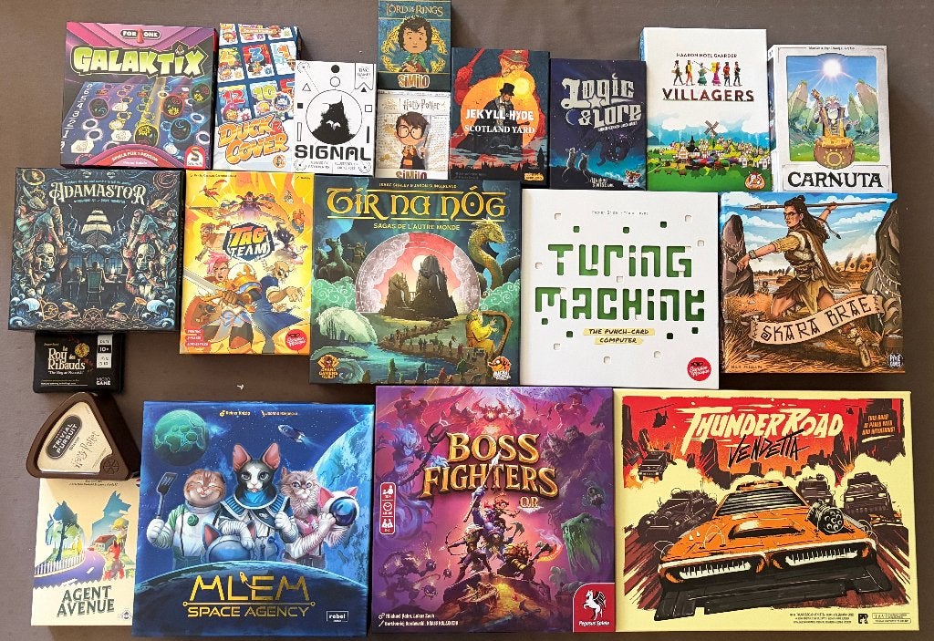 50+ spellen: Reckoners, Arborea, Carnuta, Tag Team, ..., Hobby en Vrije tijd, Een of twee spelers, Ophalen of Verzenden, Zo goed als nieuw
