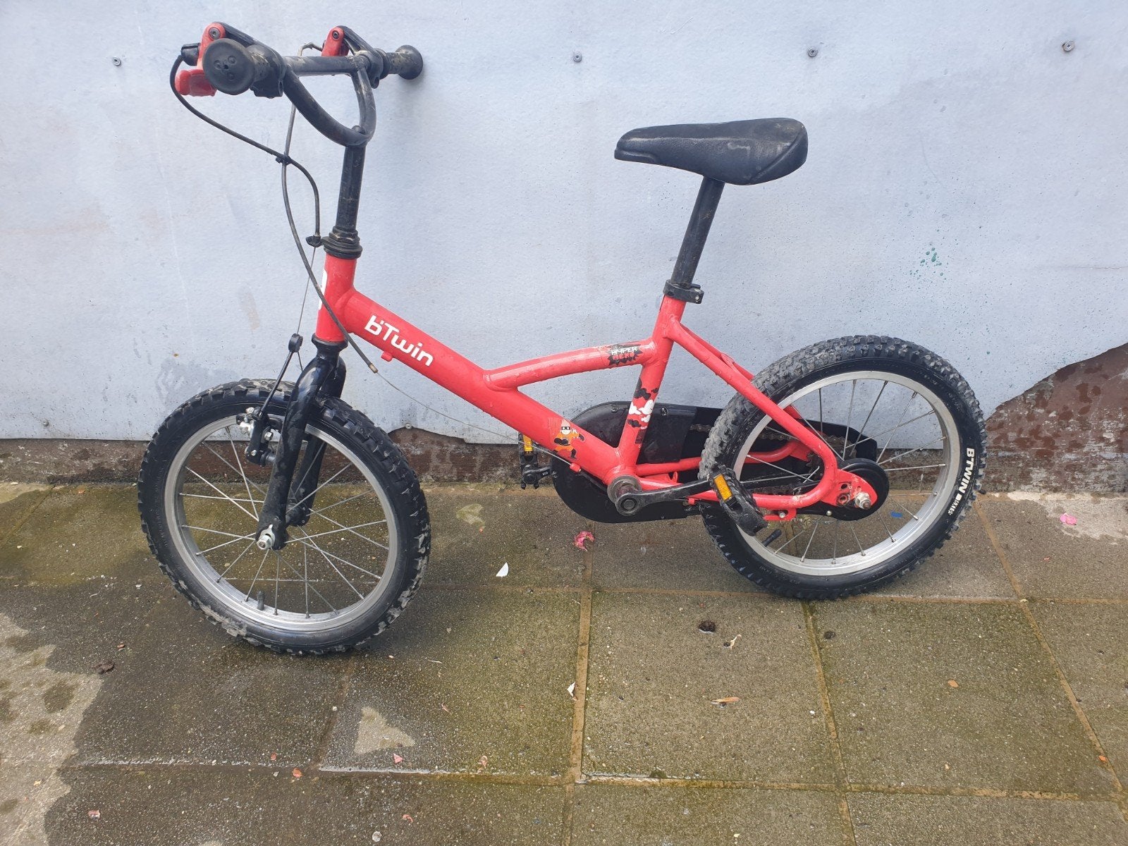 Vélo pour enfants, Enlèvement