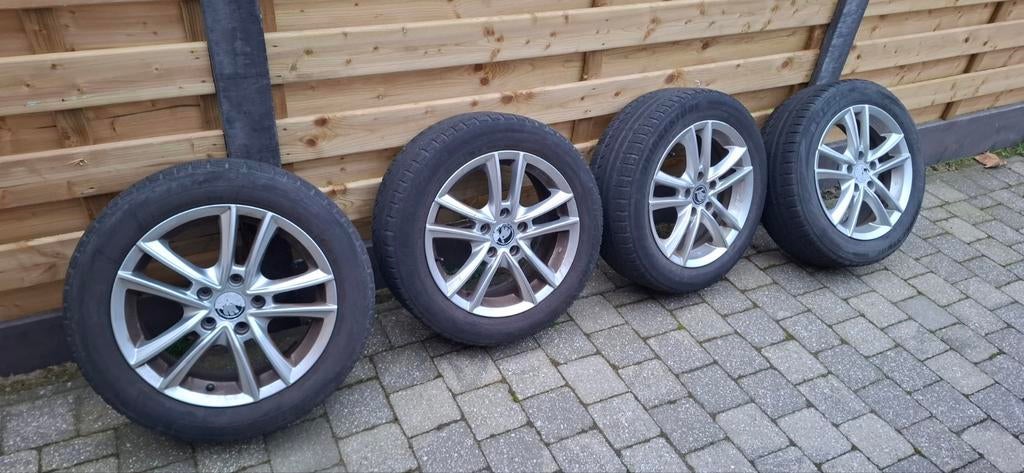 4 alu velgen + winterband, Auto-onderdelen, Banden en Velgen, Ophalen, Winterbanden, Velg(en)