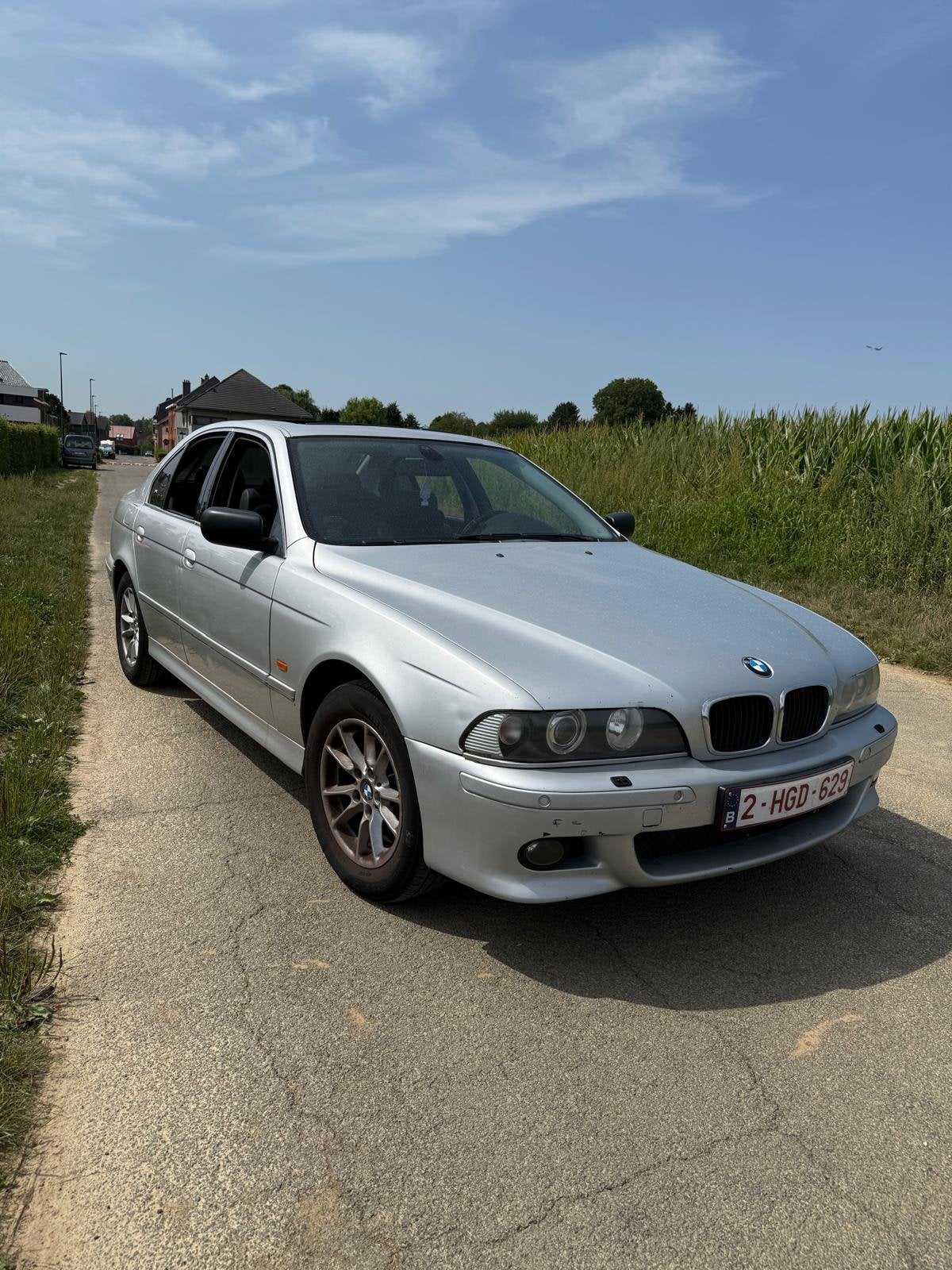 BMW 530I E39 ‘03 facelift autom., Auto's, Automaat, Achterwielaandrijving, Zwart, Leder