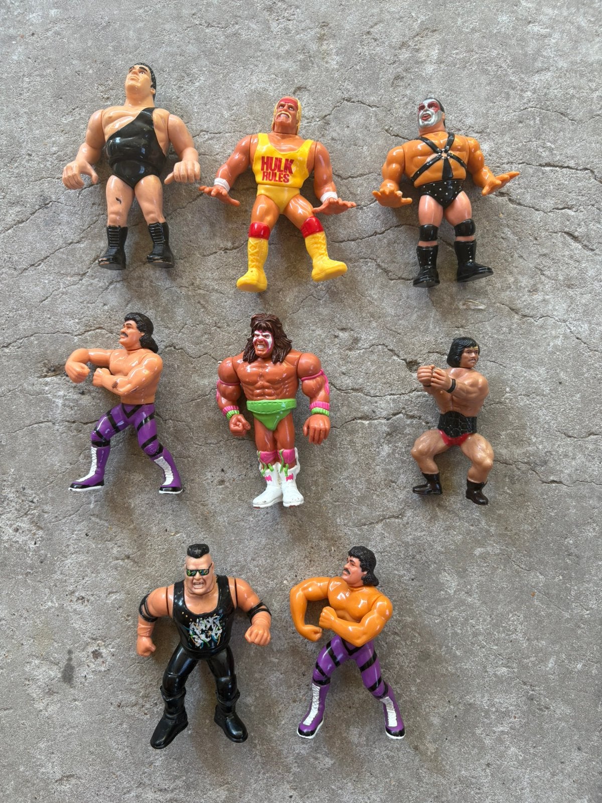 WWF wrestler Hasbro vintage lot, Ophalen of Verzenden, Zo goed als nieuw