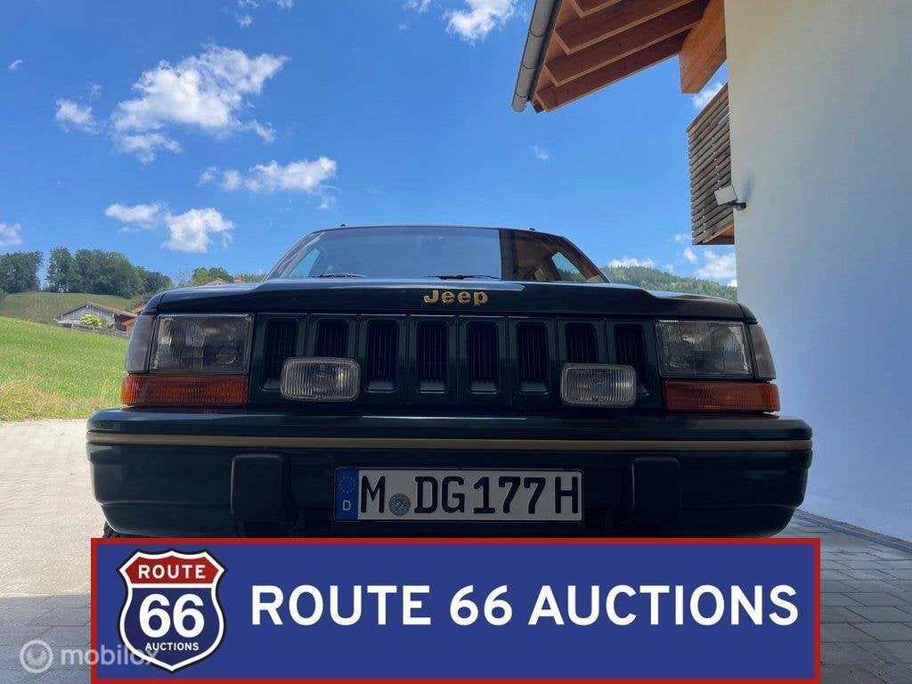 Jeep Grand Cherokee Limited | 1992 | Route 66 Auctions, Autos, Oldtimers & Ancêtres, Jeep, Achat, Entreprise, Boîte manuelle
