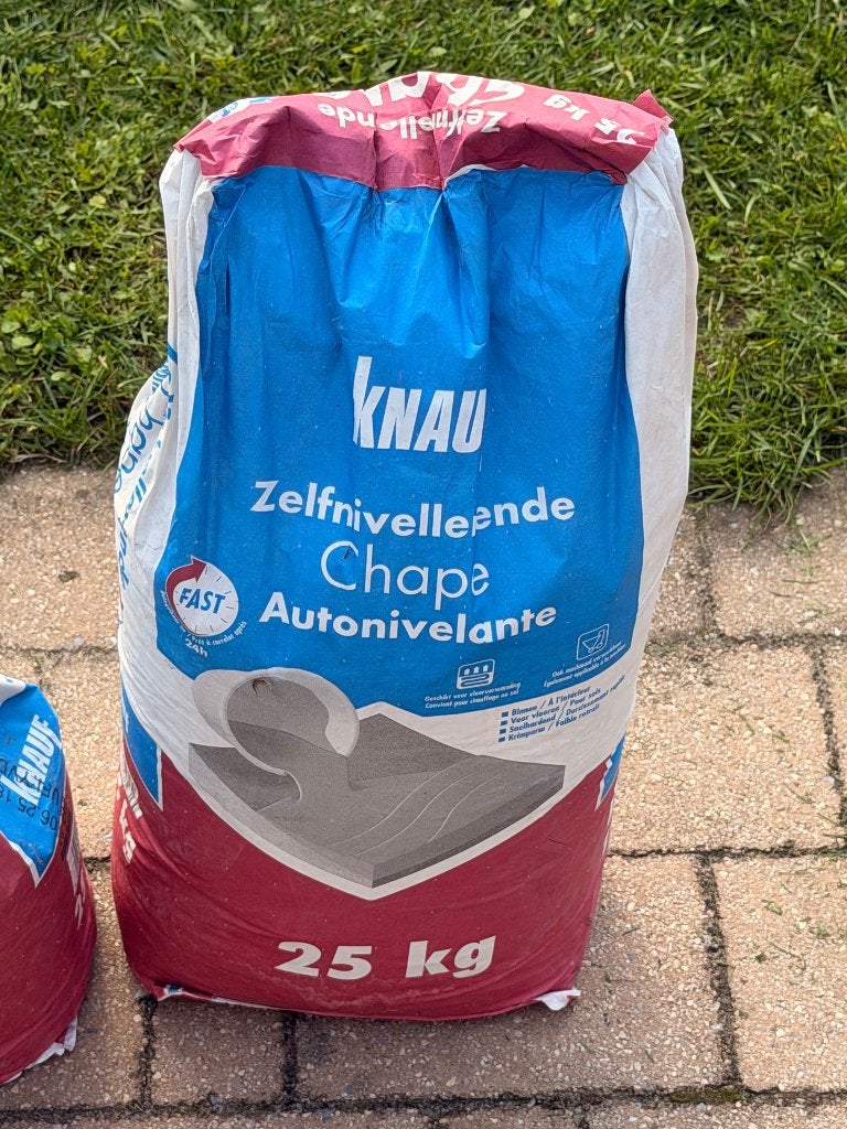 Knauf zelfnivellerende chape – 37,5 kg – 1,5 zak, Enlèvement, Neuf