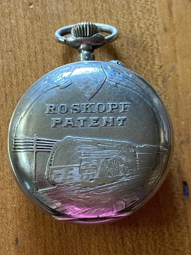 Montre Roskopf Patent loco type 12 en état de fonctionnement, Enlèvement ou Envoi
