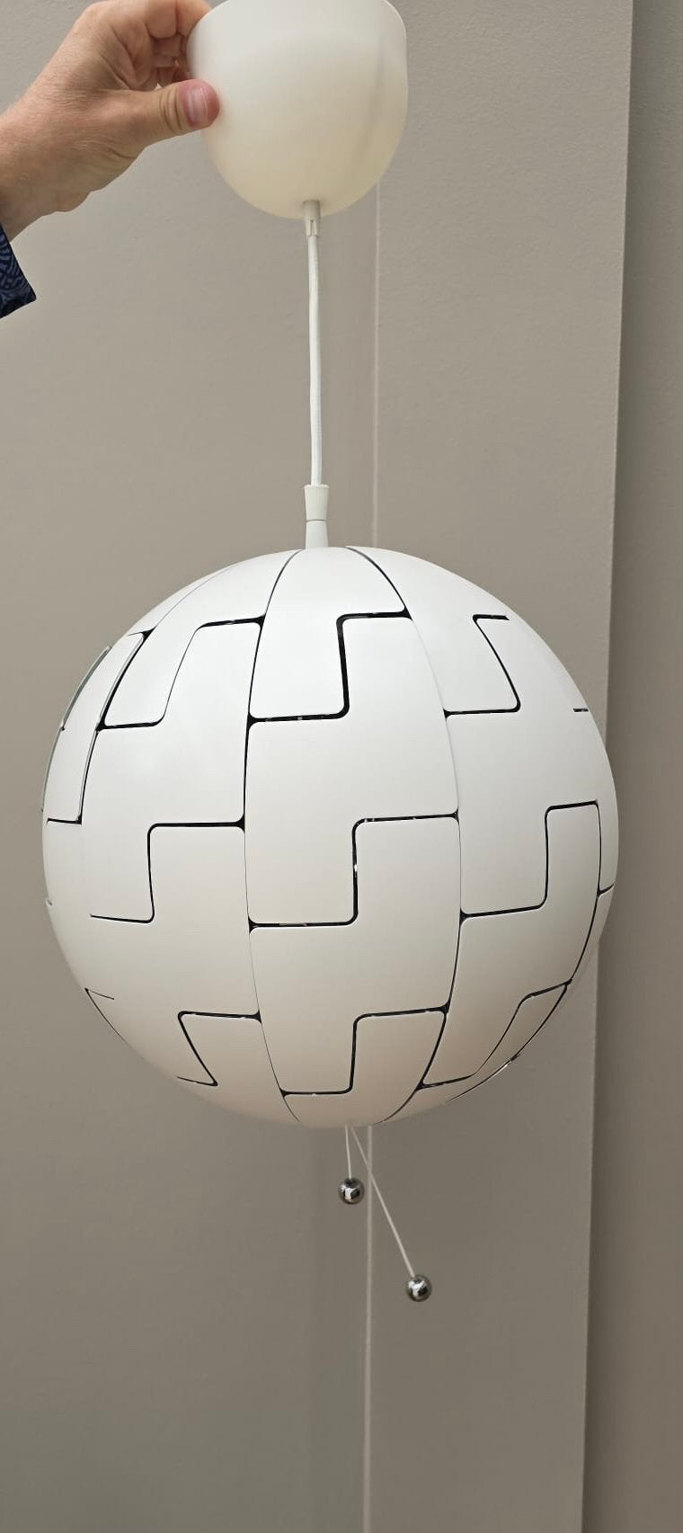 Ikea Luster PS 2014 blanc, Maison & Meubles, Enlèvement, Comme neuf