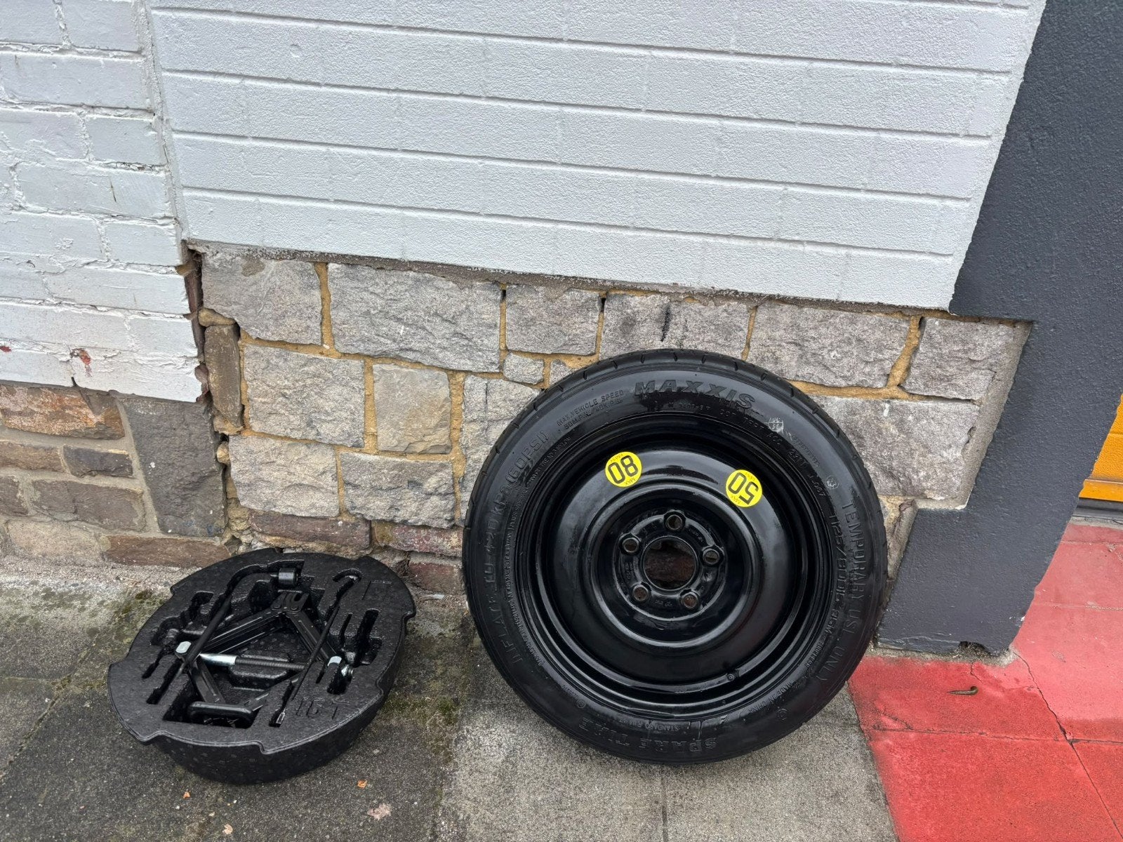 Roue de secours hyundai,kia,Toyota,Suzuki,Mazda (125/80D15), Autos : Pièces & Accessoires, Enlèvement, Neuf, Hyundai