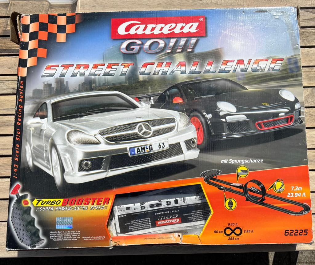 Carrera GO!! Street Challenge - Set 62225 - Baan met Looping, Carrera, Ophalen of Verzenden, Elektrisch, Met looping