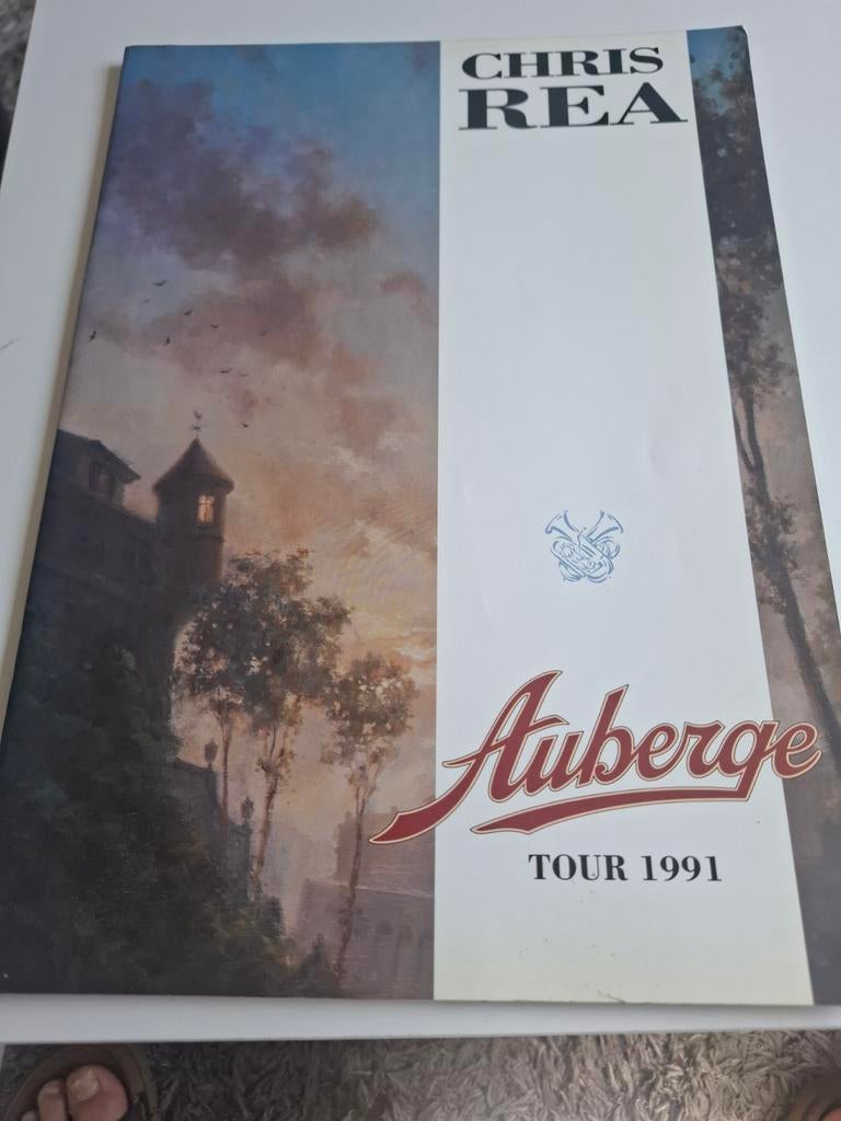 Chris Rea Auberge tout 1991. Programme.