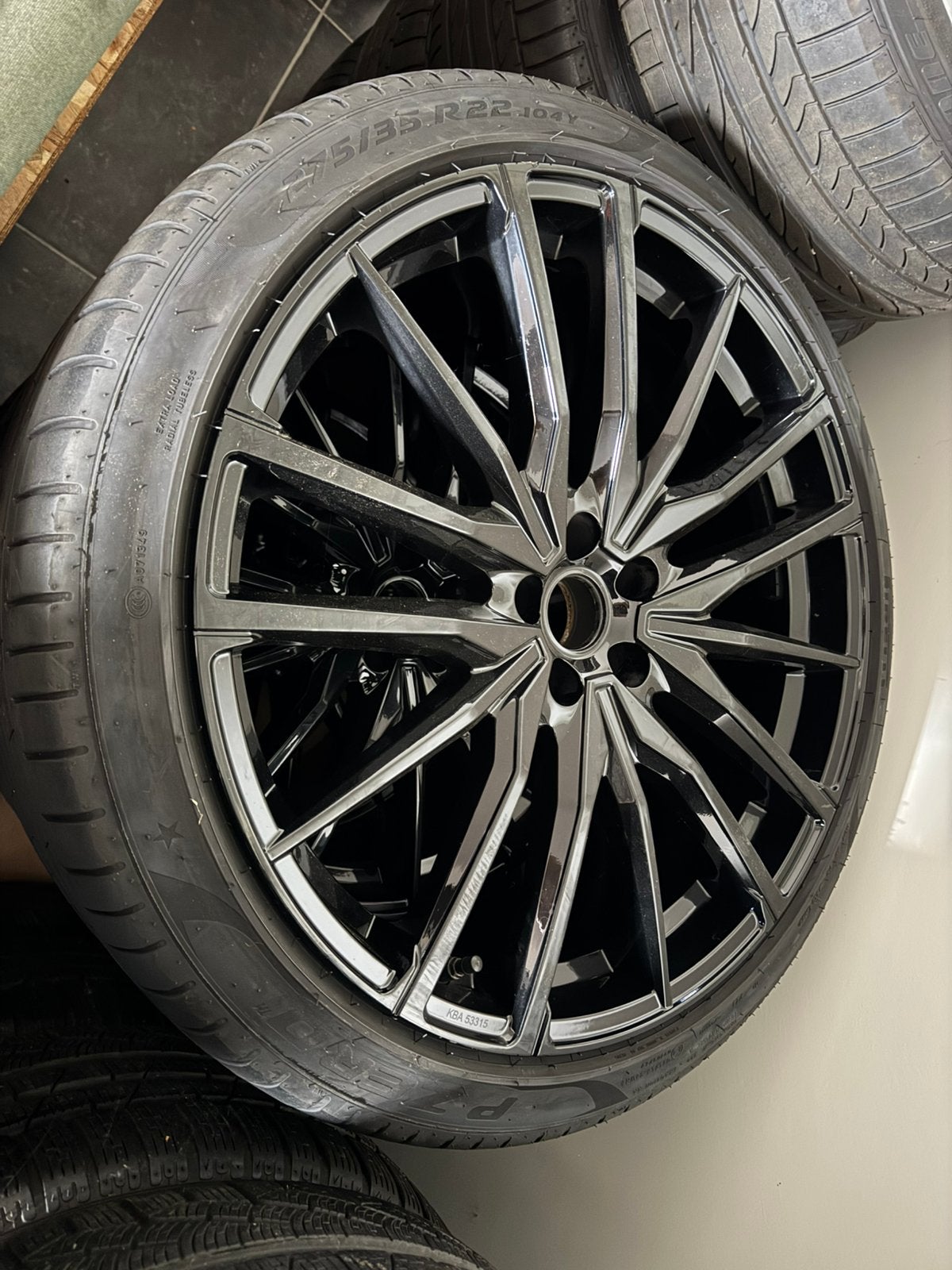 BMW X5 22inch zwarte wielenset, Pneus et Jantes, Pneus été, Autres dimensions, Enlèvement