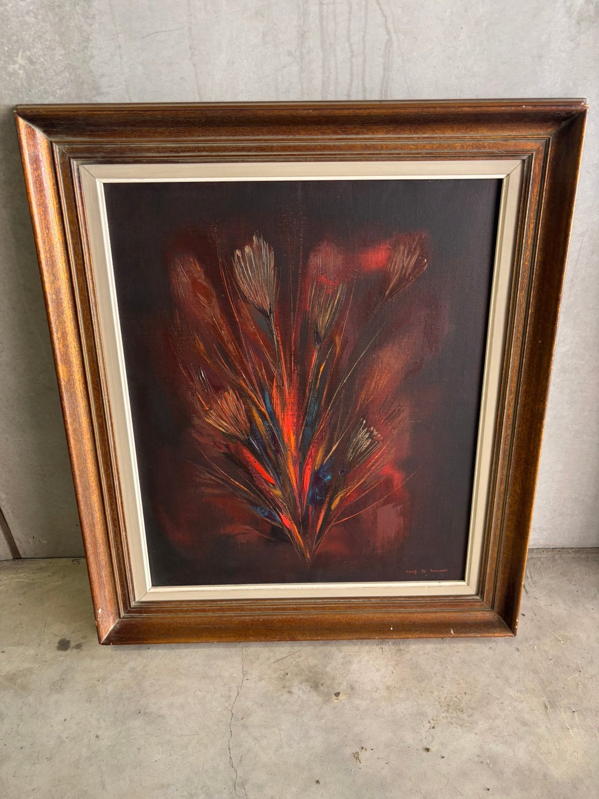 Origineel olieverfschilderij Staf de Smedt, Ophalen of Verzenden