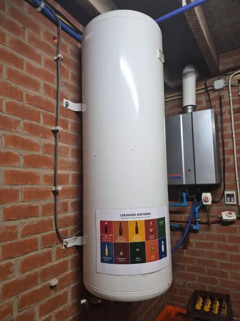Van Marcke GB 200 – elektrische boiler 200 liter, Ophalen, Gebruikt, 100 liter of meer, Boiler