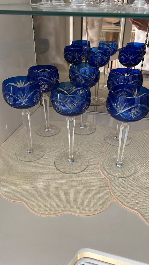 Verres en cristal de Bohême, Antiquités & Art, Enlèvement