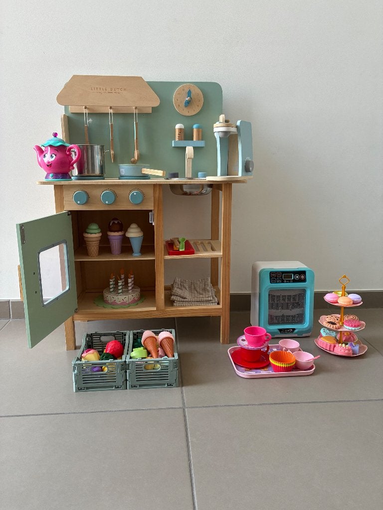 Houten speelkeuken - Little Dutch (incl. accessoires), Ophalen, Gebruikt, Hout, Speelkeuken