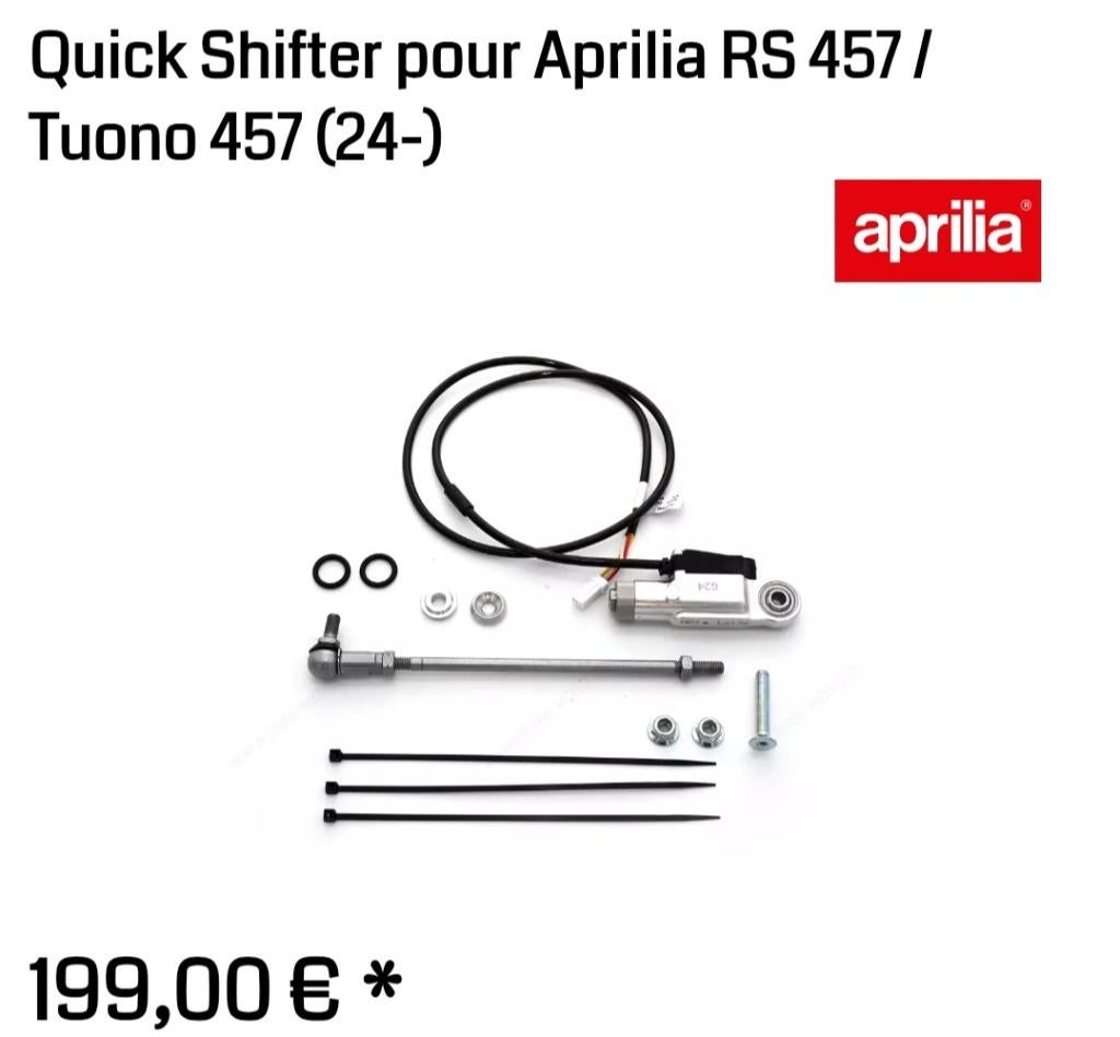 Shifter Aprilia, Ophalen, Nieuw