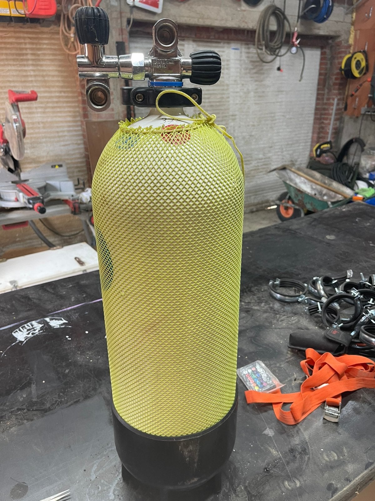 Diikfles / luchtfes mares 15l, Watersport en Boten, Ophalen, Zo goed als nieuw, Duikfles