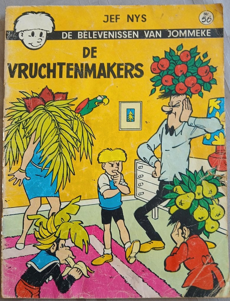 Jommeke Nr. 56: De Vruchtenmakers (Eerste Druk 1972), Boeken, Stripverhalen, Eén stripboek, Ophalen, Gelezen, Jef Nys