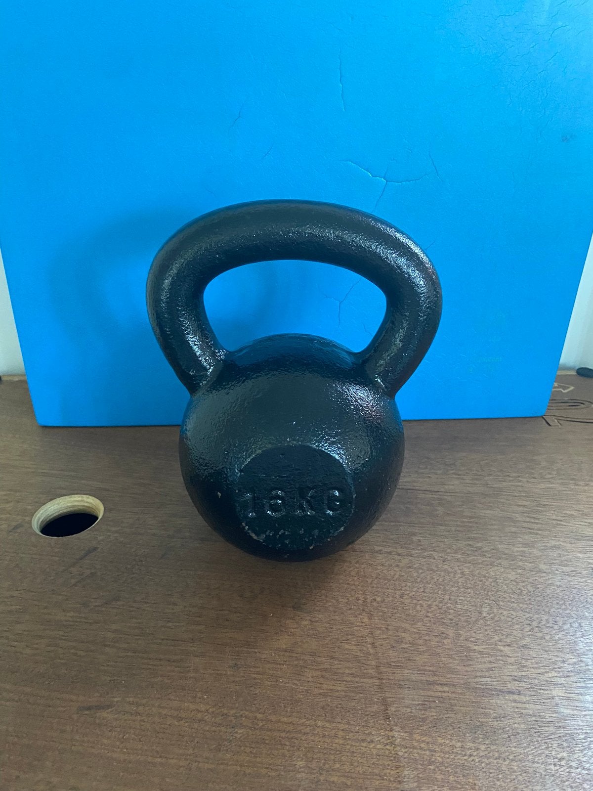 Kettlebell en fonte 16kg, Enlèvement, Comme neuf, Kettlebell